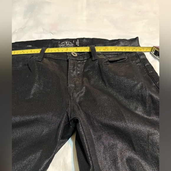 Lucky Brand Charlie Super Skinny Coated Jeans - Picture 14 of 16